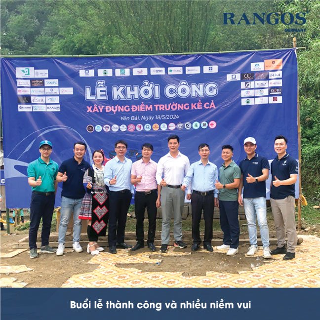 RANGOS - LỄ KHỞI CÔNG ĐIỂM TRƯỜNG MẦM NON KỂ CẢ - YÊN BÁI 18/05/2024